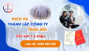 Dịch vụ thành lập công ty
