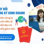 Thay đổi đăng ký kinh doanh