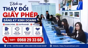 Thay đổi đăng ký kinh doanh
