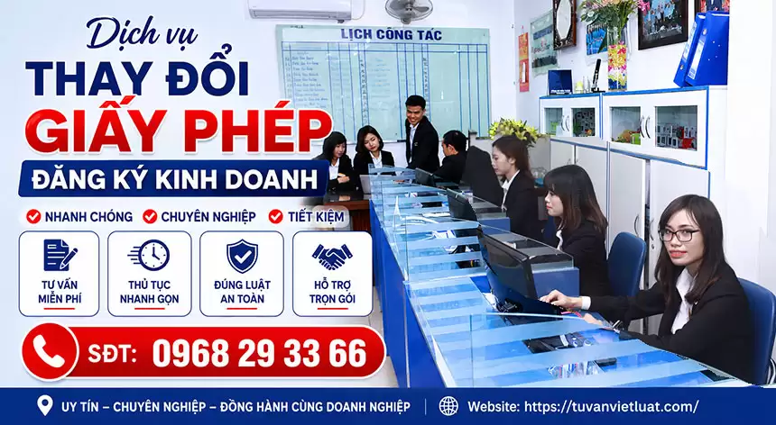 Thay đổi đăng ký kinh doanh